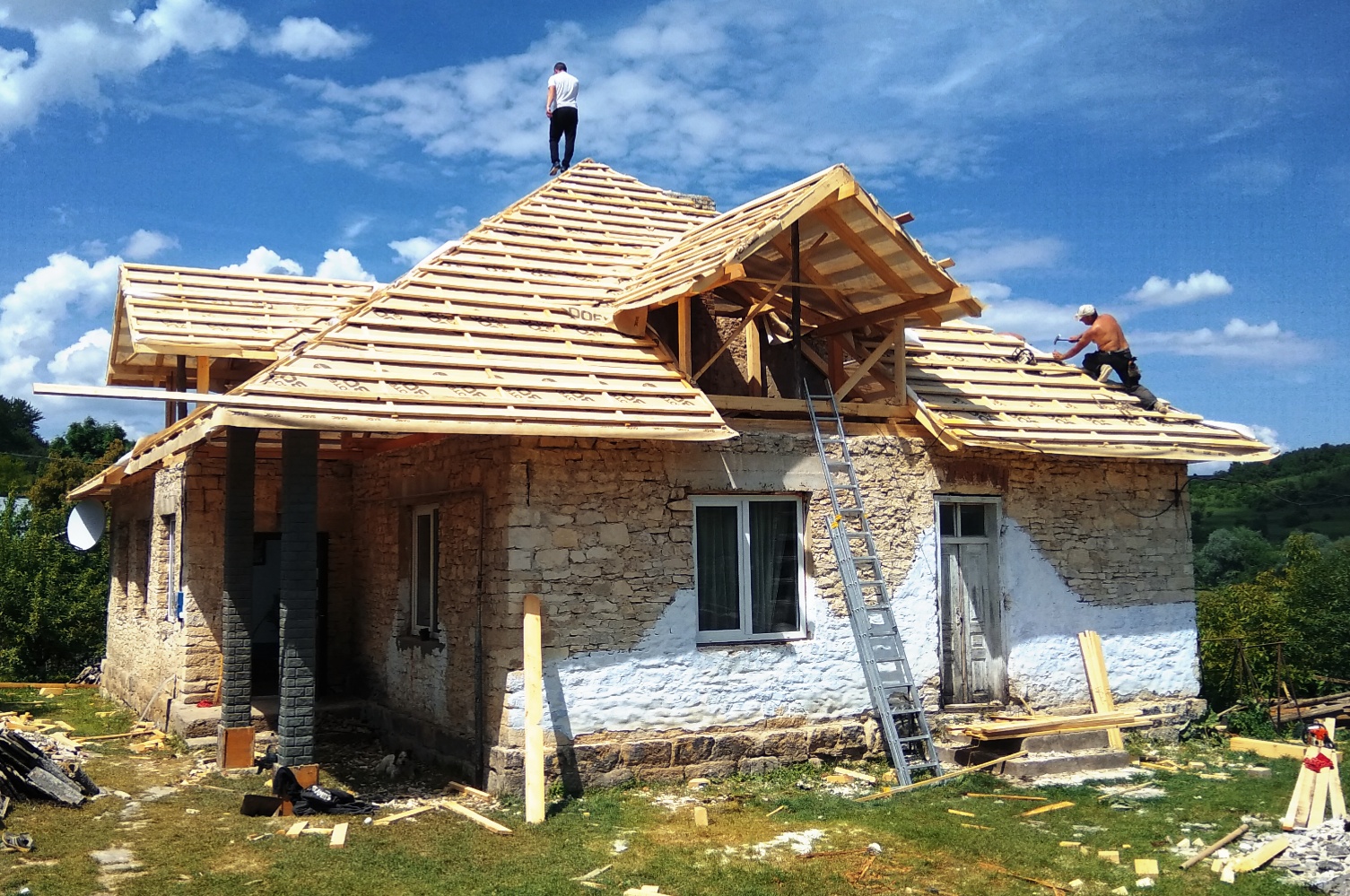 Монтаж  даху