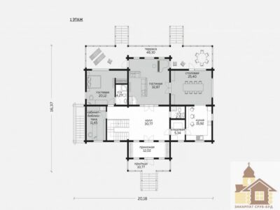 Купити зруб для бізнесу з екологічних матеріалів