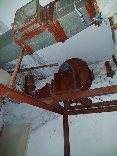 Вентилятори ВР демонтовані, не використовуаались.