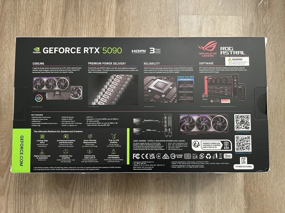ASUS ROG Astral RTX 5090 32GB Продается оптом