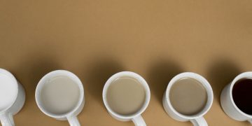 Різні кавові напої з молоком