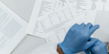 Бланк результатів аналізу крові з показниками