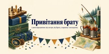 Привітання брату з днем народження: від сестри, від брата, старшому і молодшому