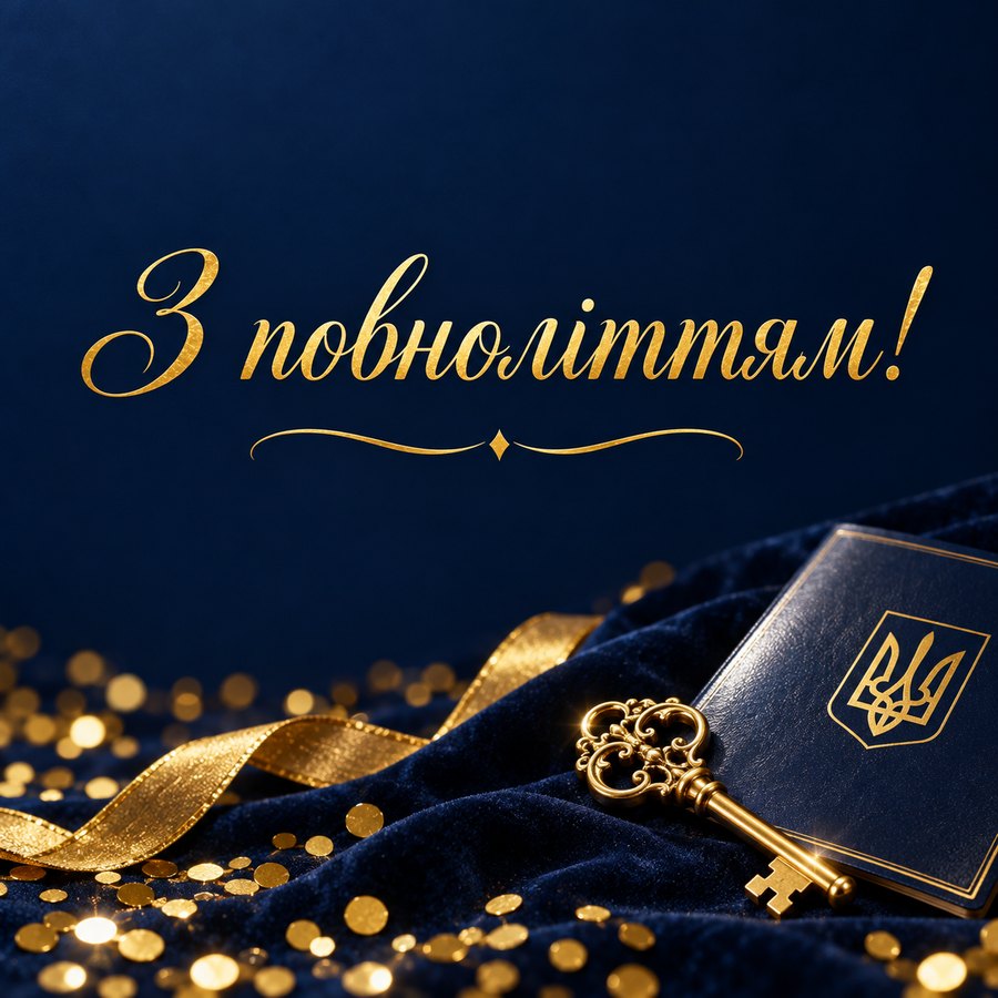 З повноліттям!