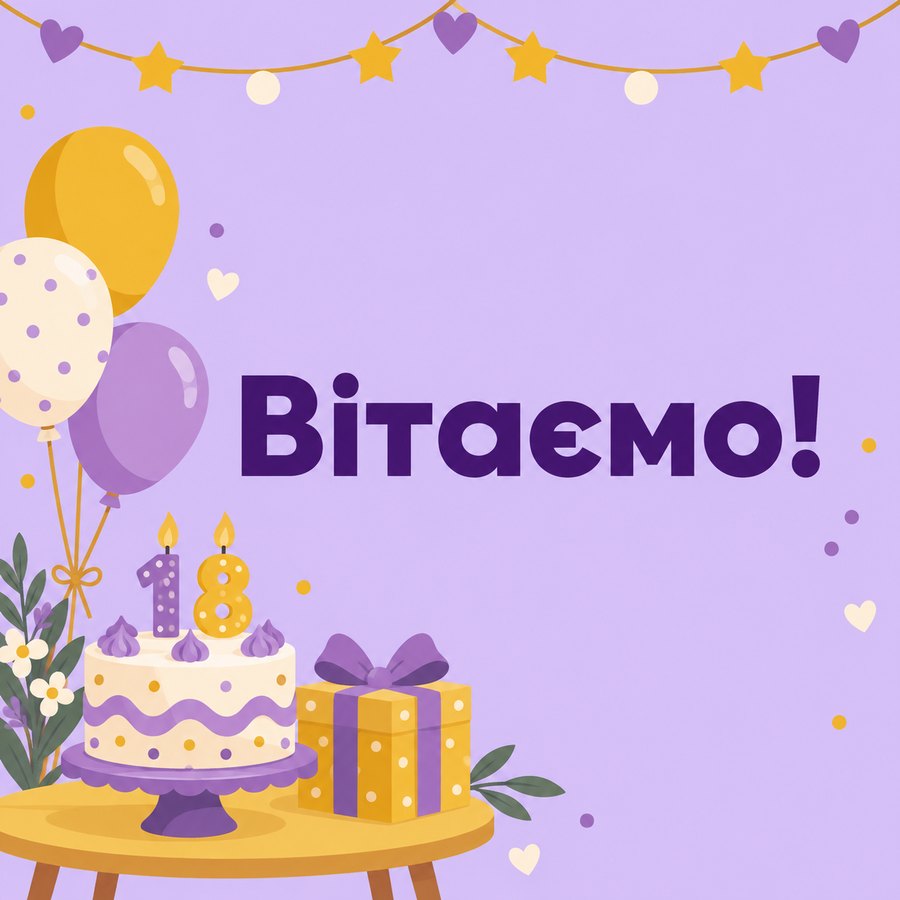 Вітаємо!