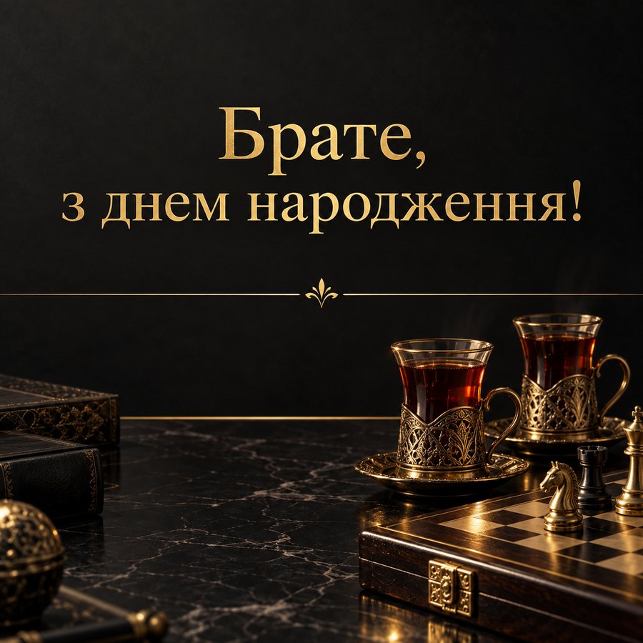 Брате, з днем народження!