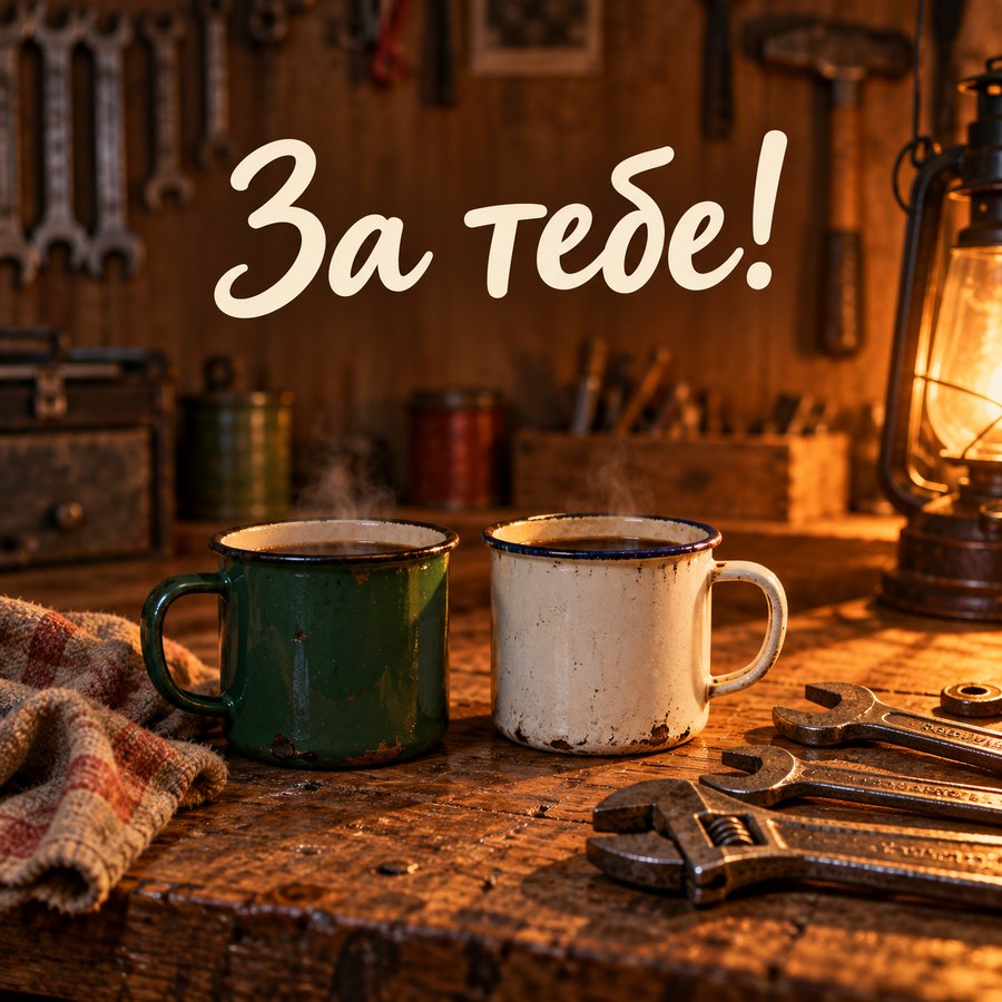 За тебе!