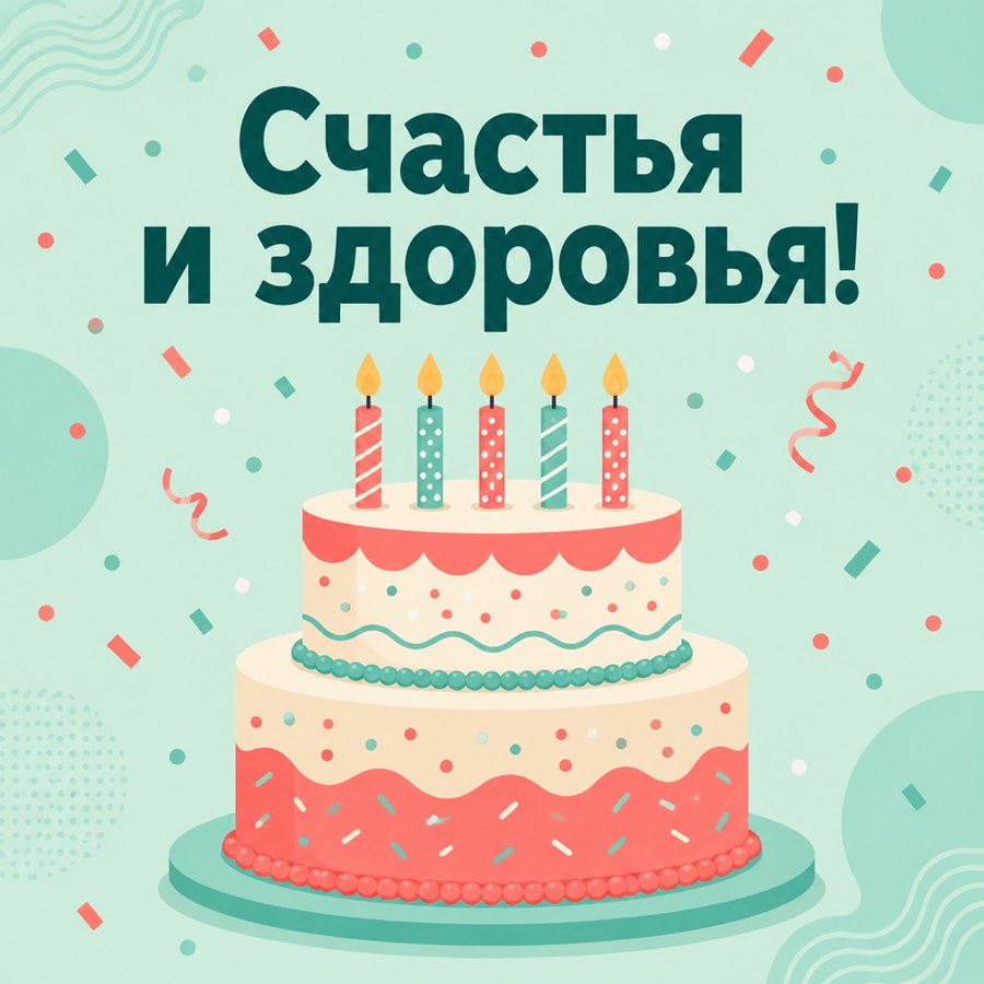 Счастья и здоровья!