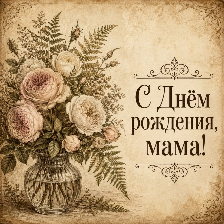 С Днём рождения, мама!