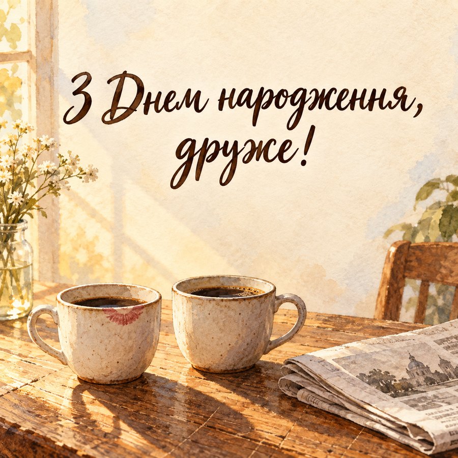 З Днем народження, друже!