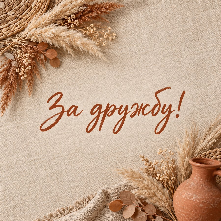 За дружбу!