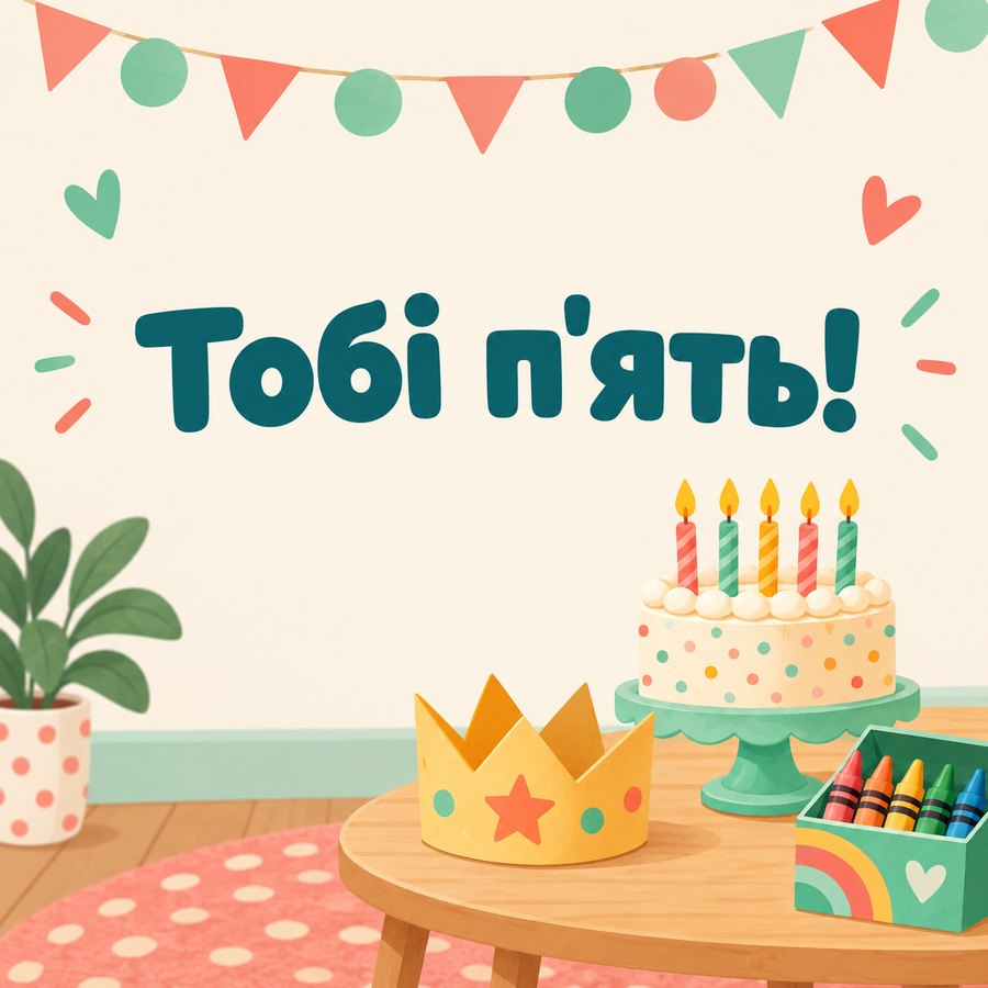Тобі п'ять!