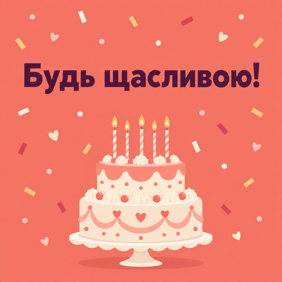 Будь щасливою!