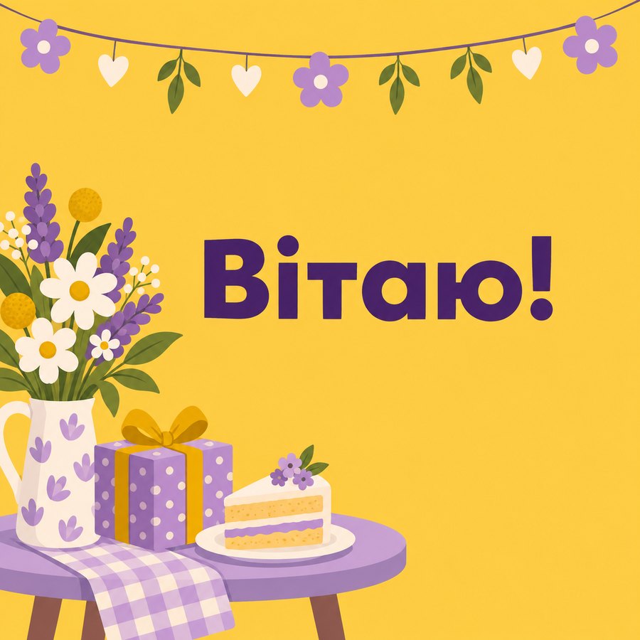 Вітаю!