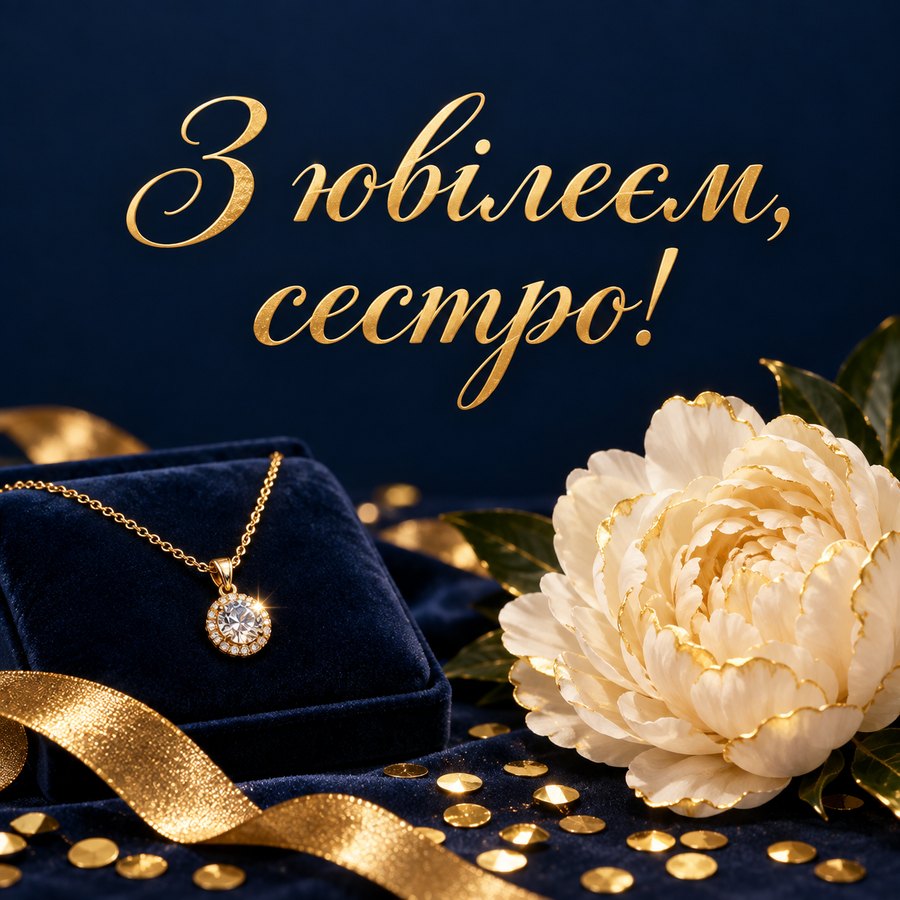 З ювілеєм, сестро!