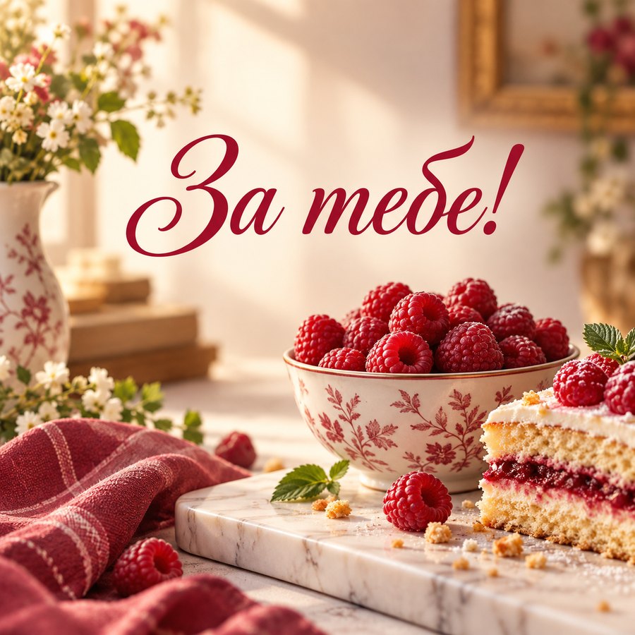 За тебе!