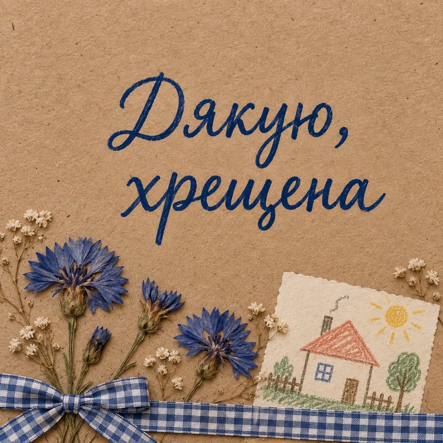 Дякую, хрещена