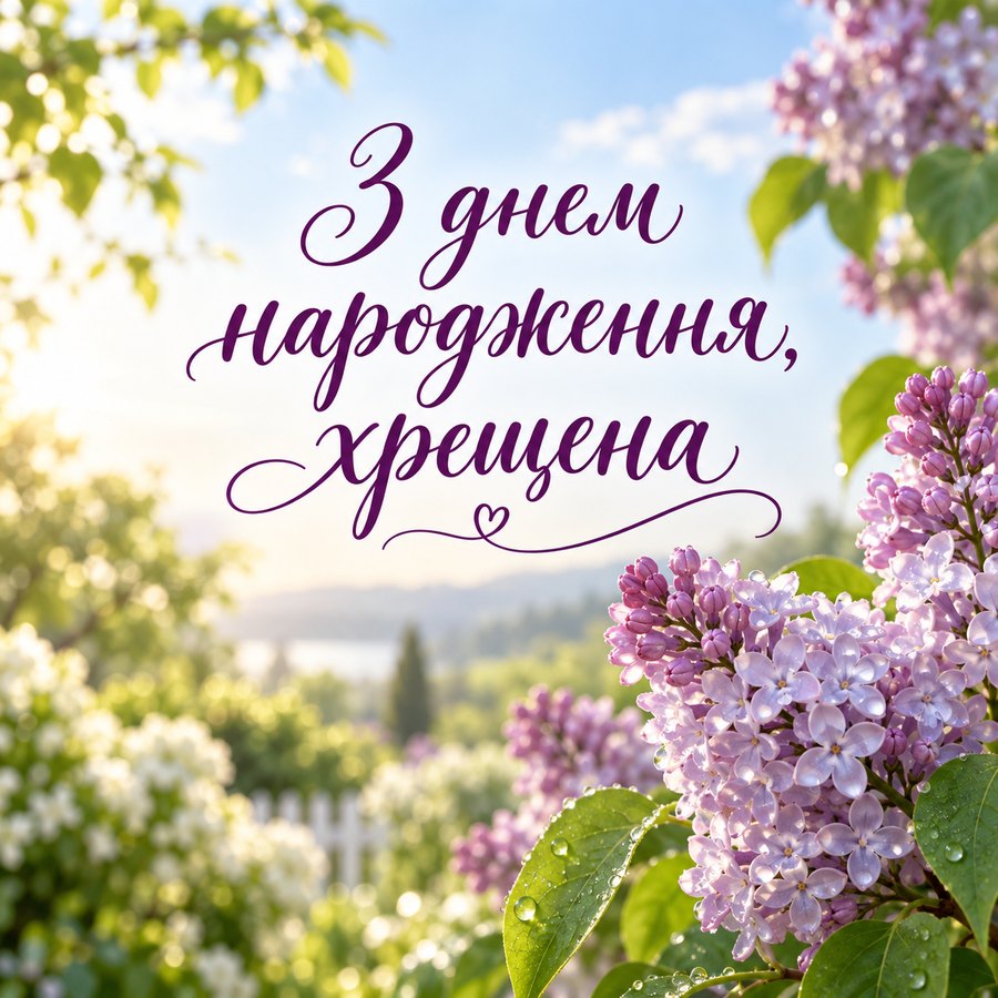 З днем народження, хрещена