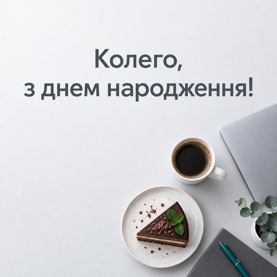 Колего, з днем народження!