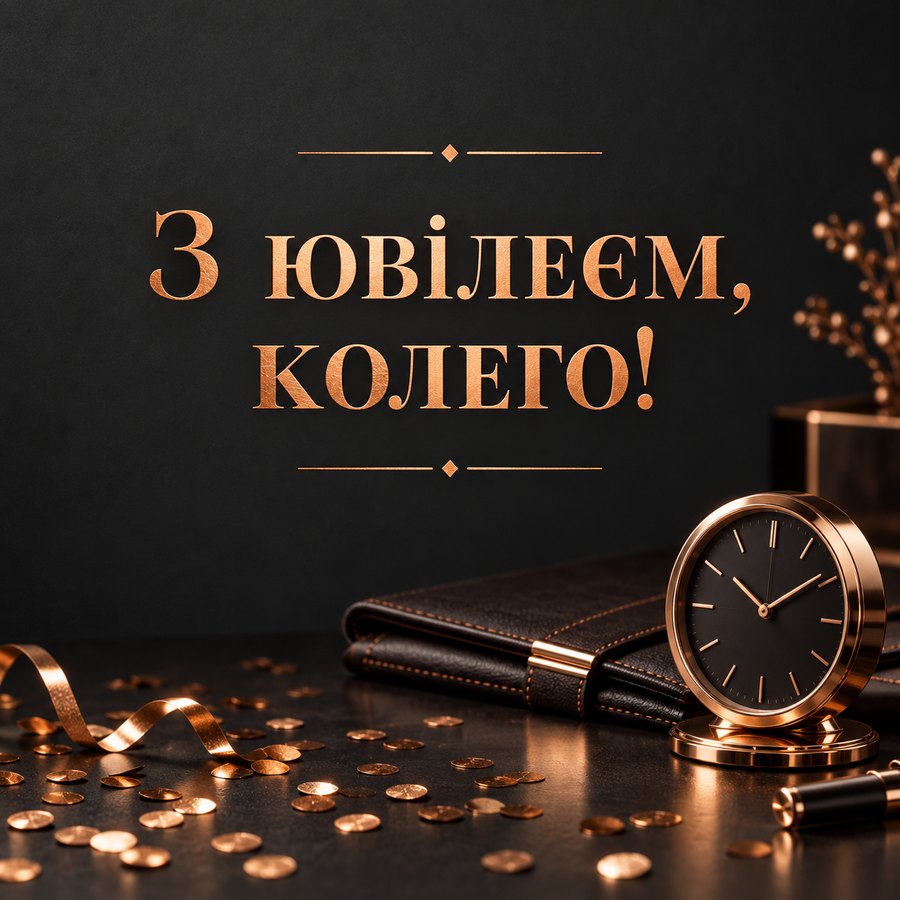 З ювілеєм, колего!