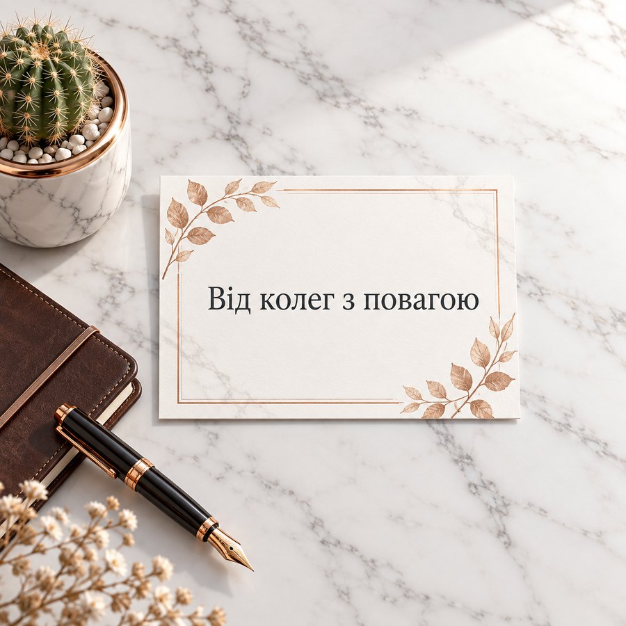 Від колег з повагою