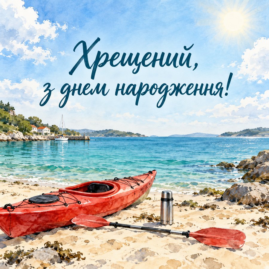 Хрещений, з днем народження!