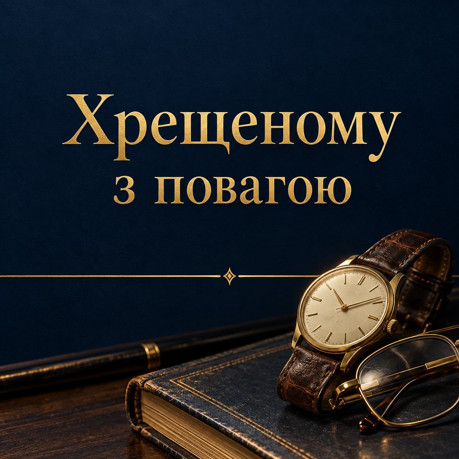 Хрещеному з повагою
