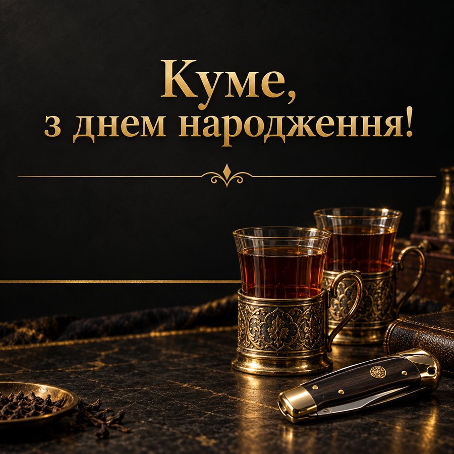 Куме, з днем народження!
