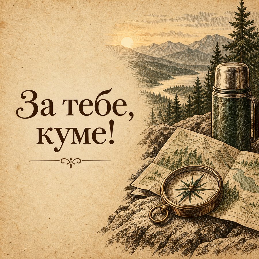 За тебе, куме!