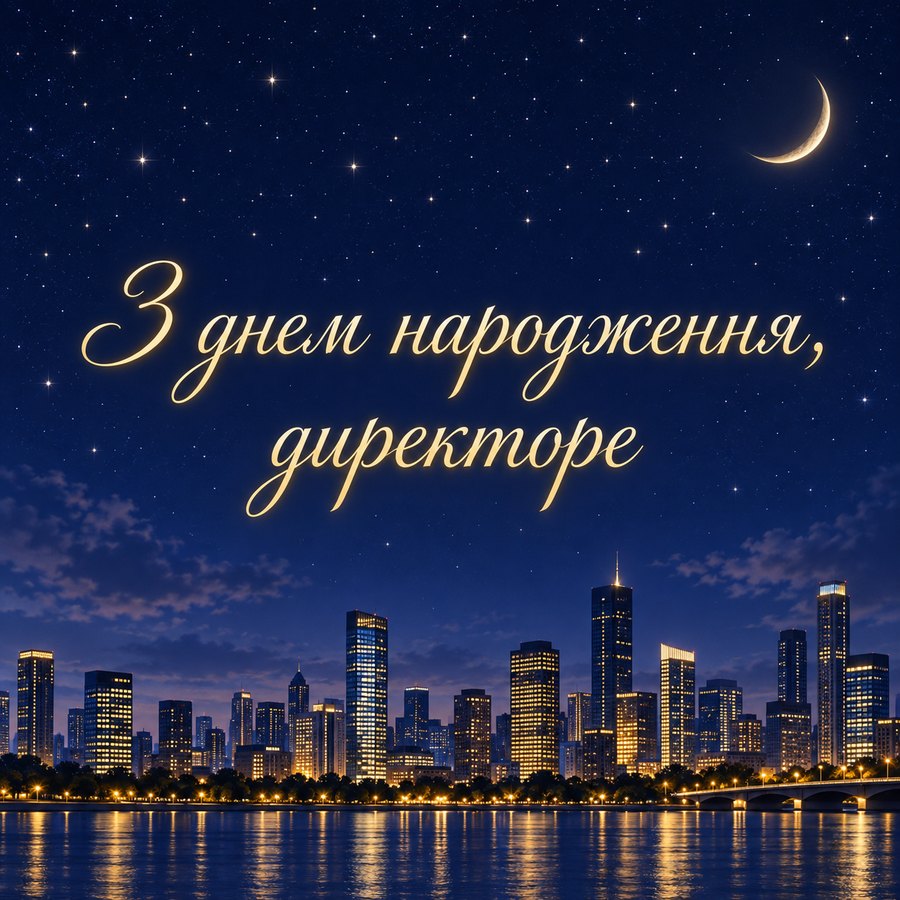 З днем народження, директоре