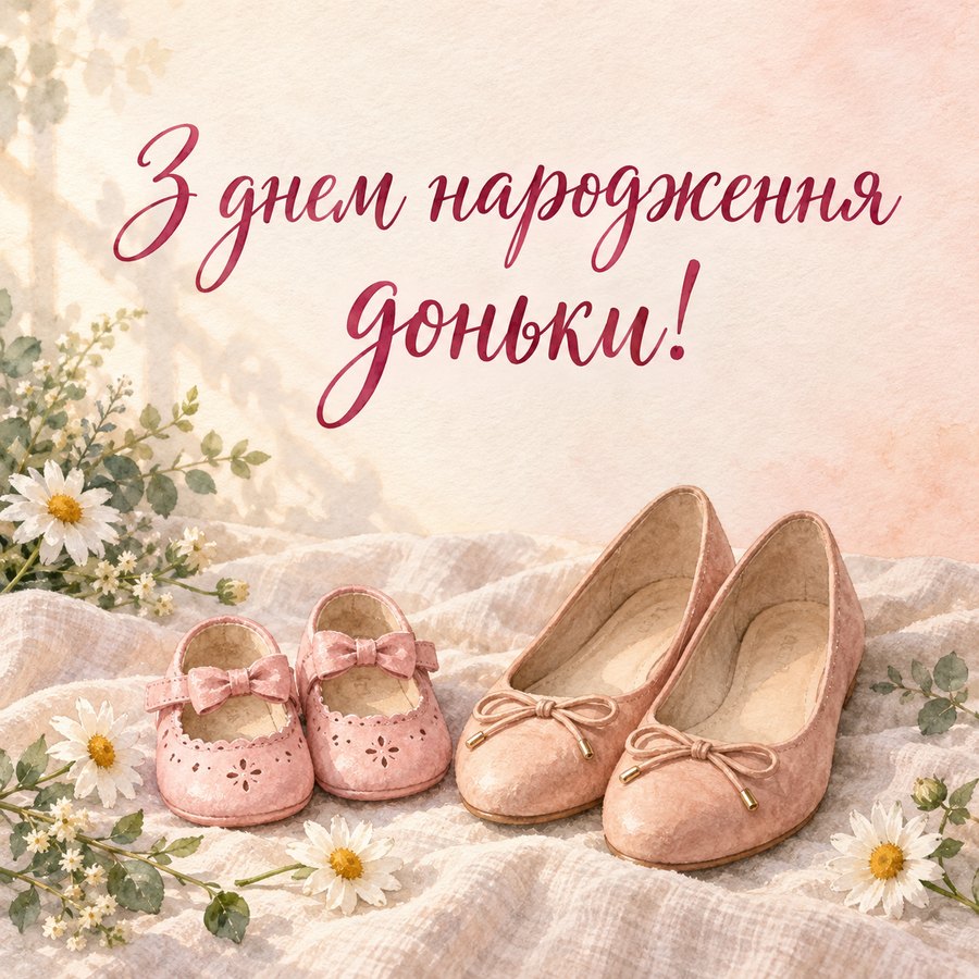 З днем народження доньки!
