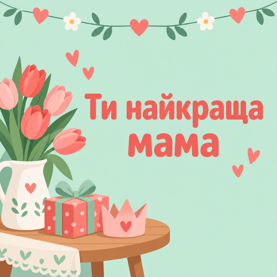 Ти найкраща мама