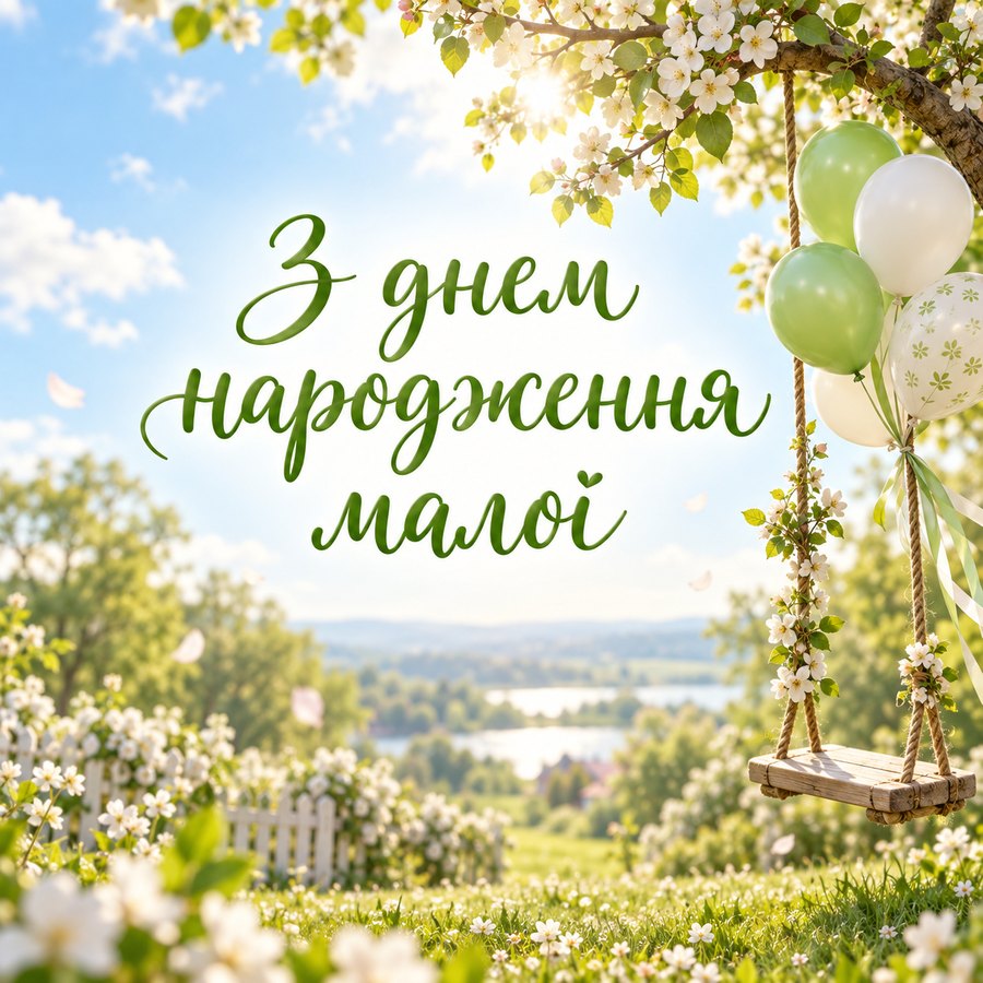 З днем народження малої