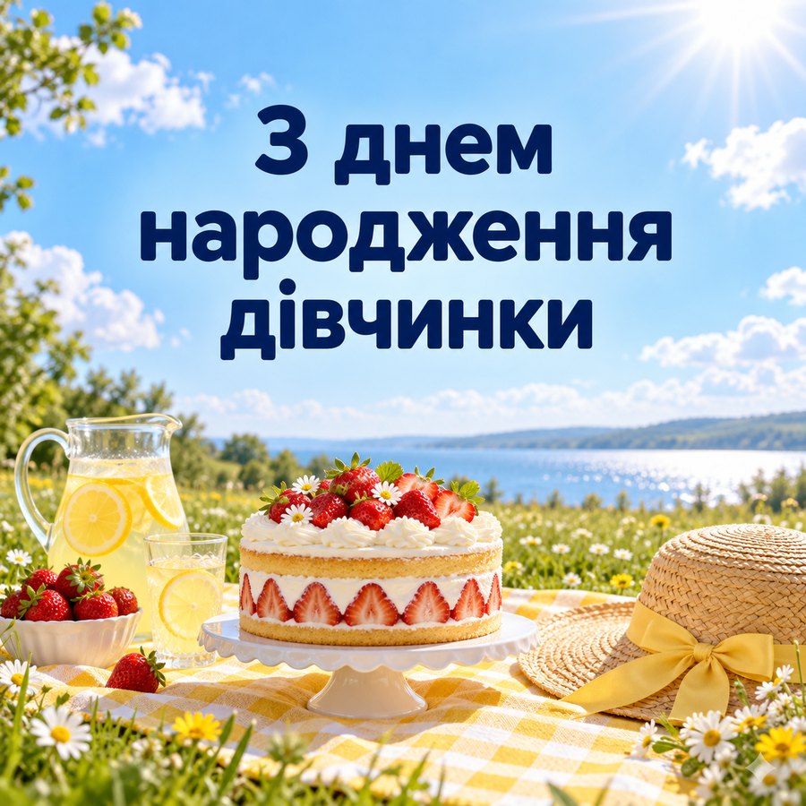 З днем народження дівчинки