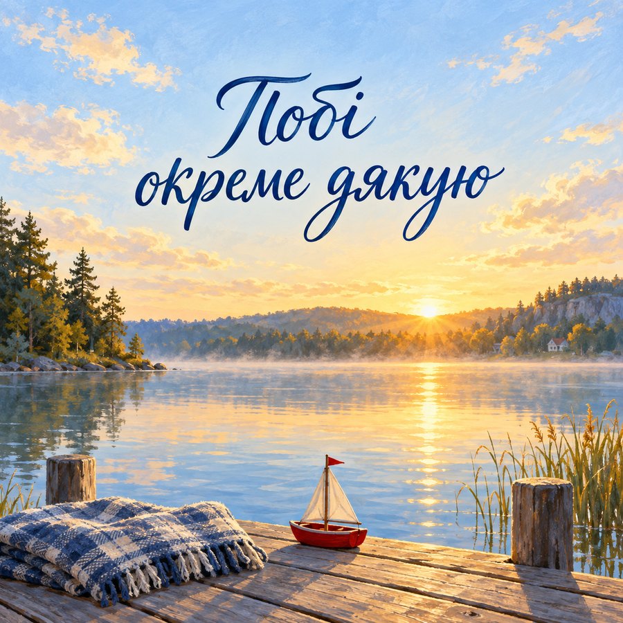Тобі окреме дякую