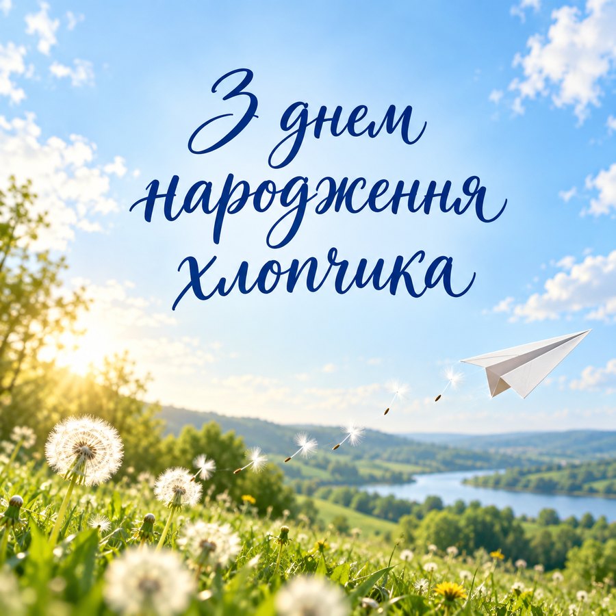 З днем народження хлопчика