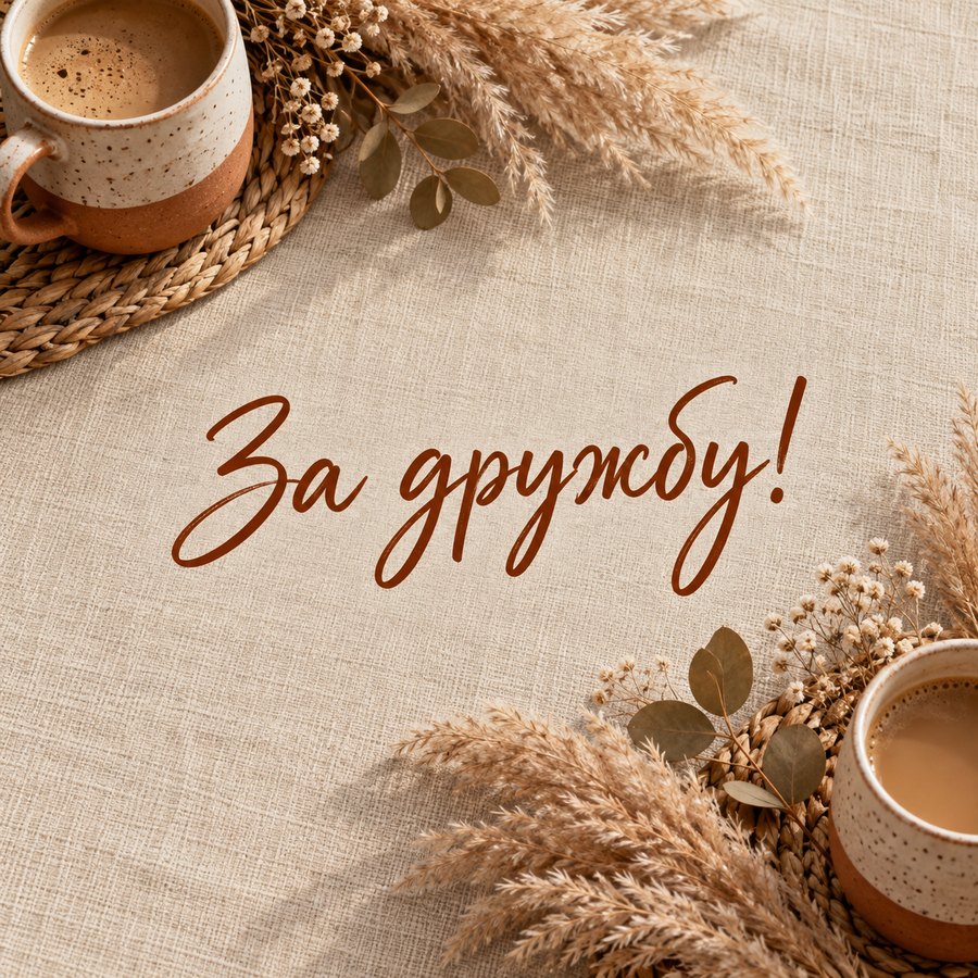 За дружбу!