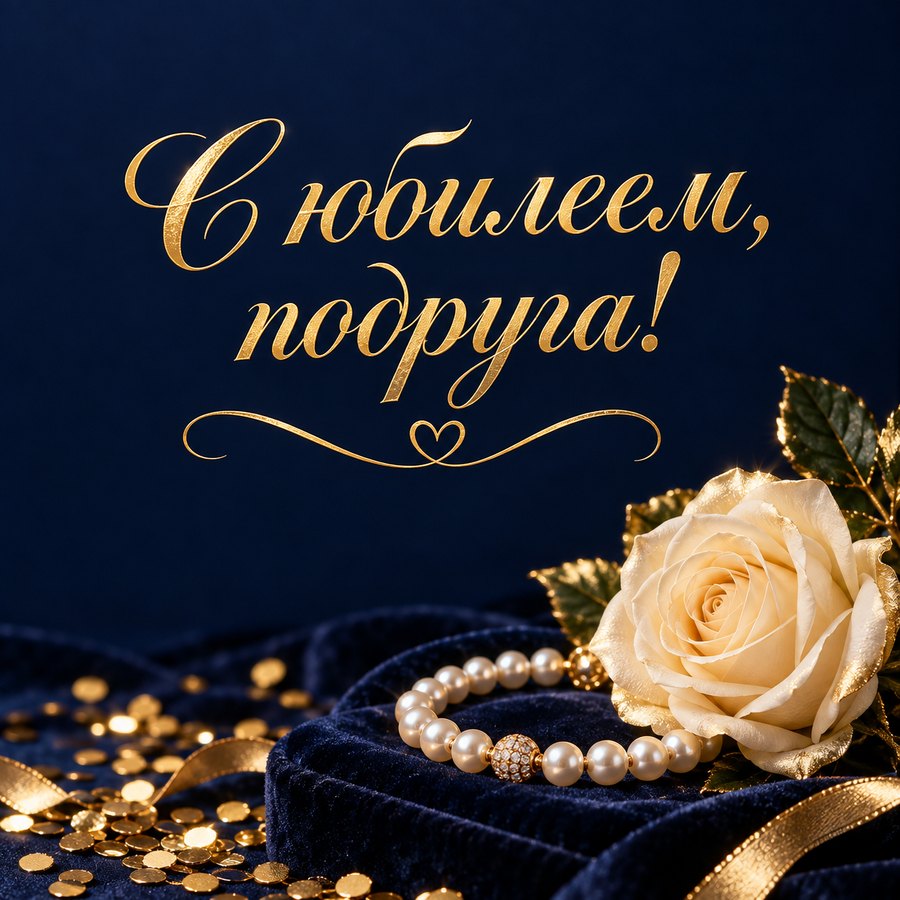 С юбилеем, подруга!