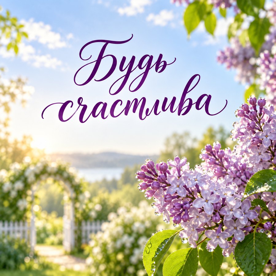 Будь счастлива