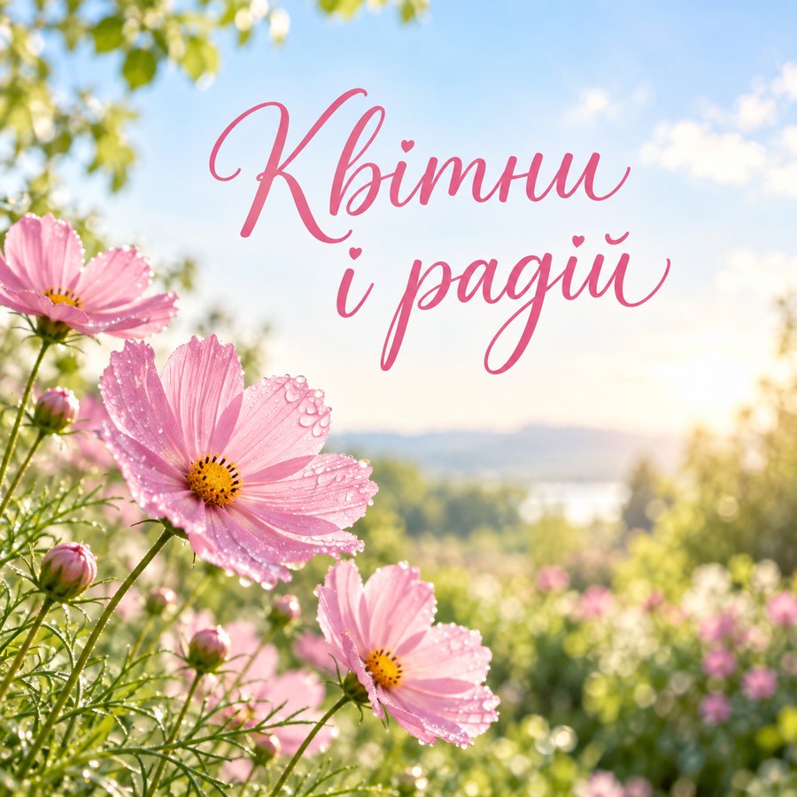 Квітни і радій