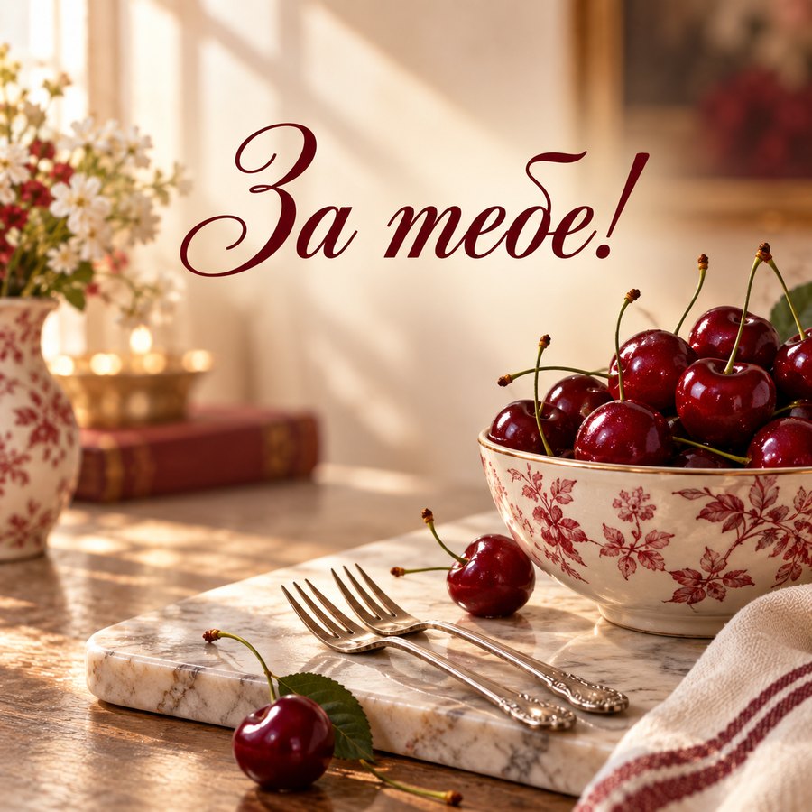 За тебе!