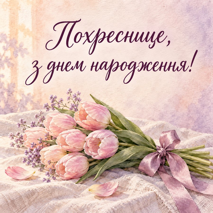 Похреснице, з днем народження!