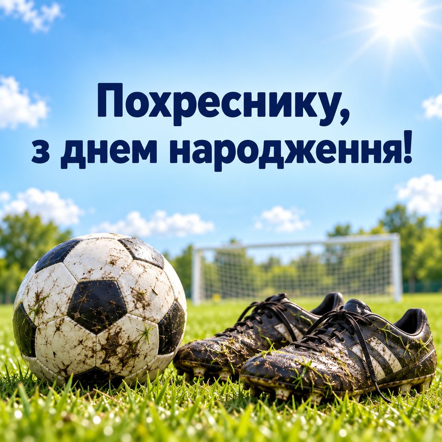 Похреснику, з днем народження!