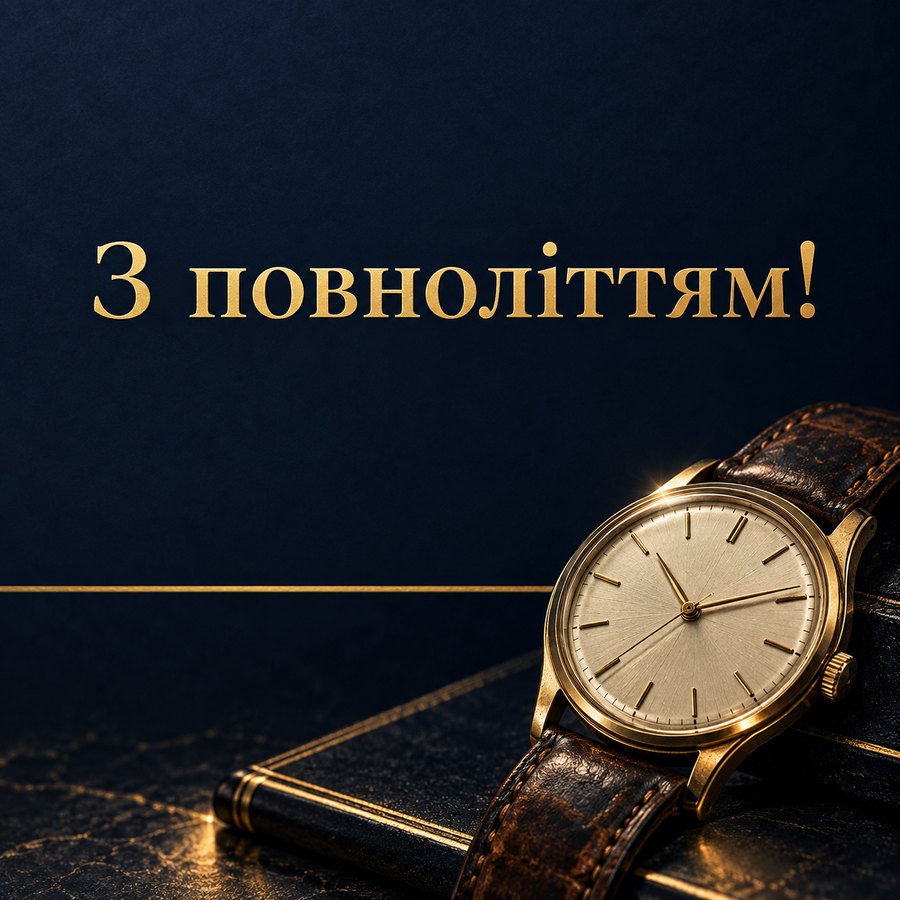З повноліттям!