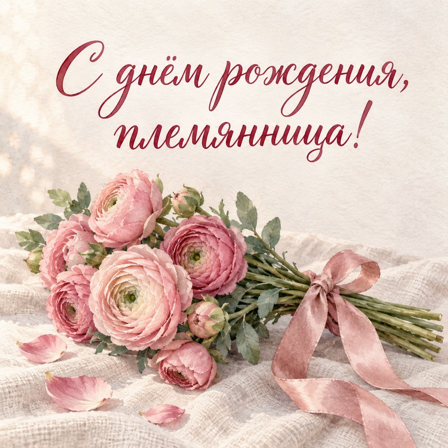 С днём рождения, племянница!