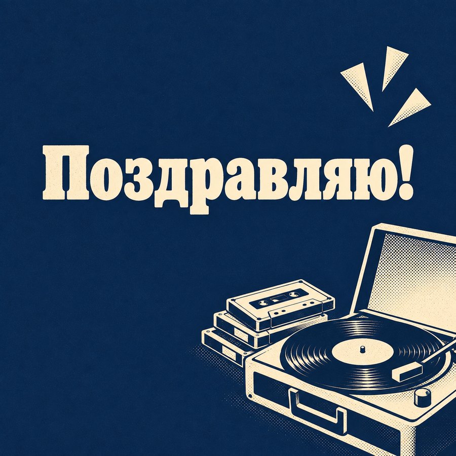 Поздравляю!