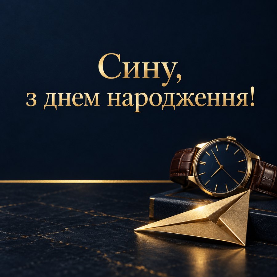 Сину, з днем народження!
