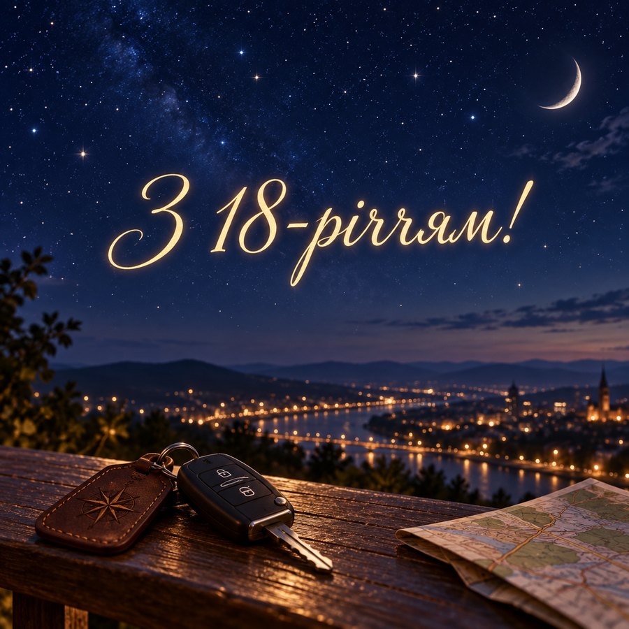 З 18-річчям!