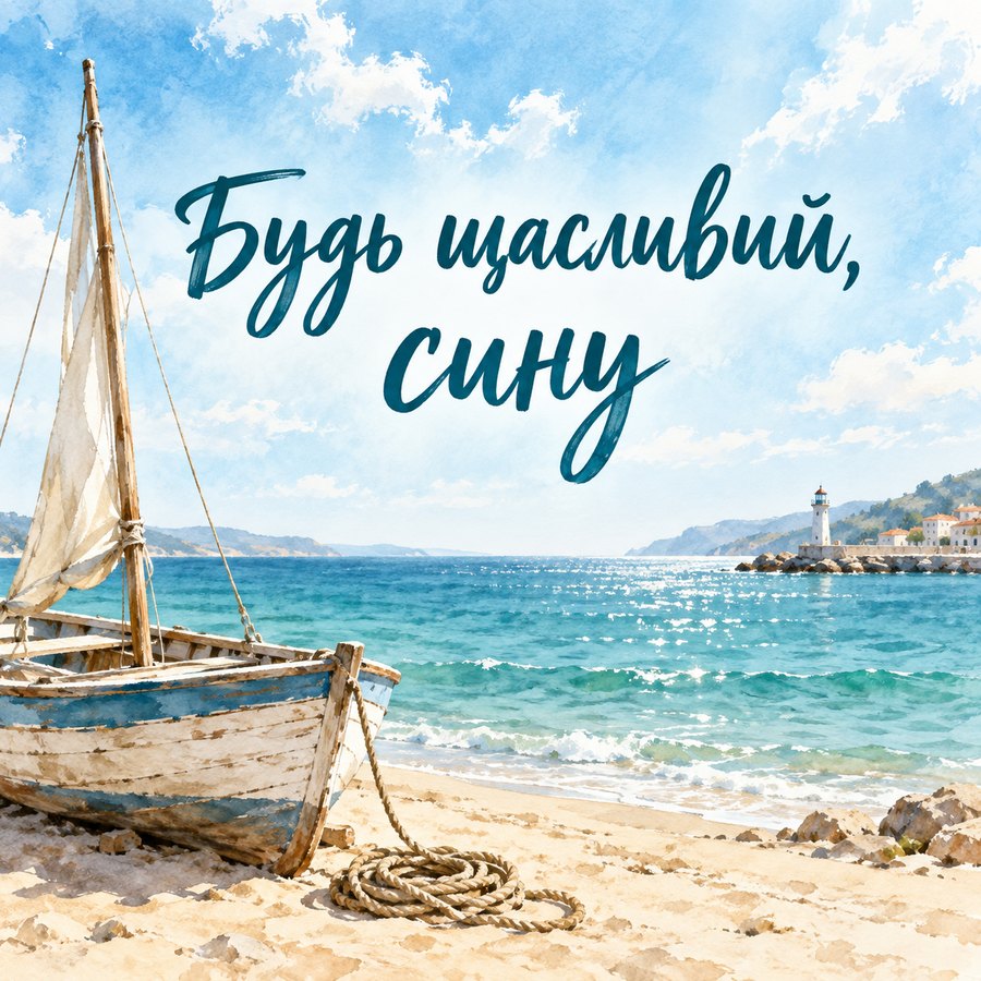 Будь щасливий, сину