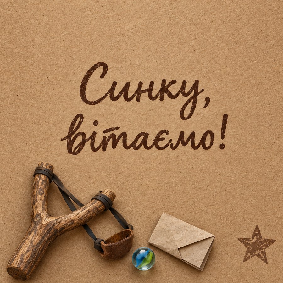 Синку, вітаємо!